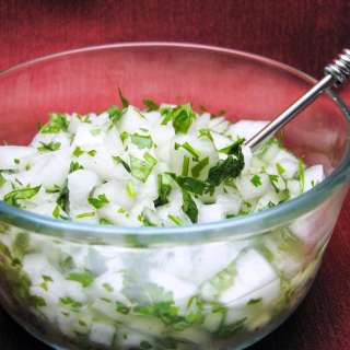 Onion, Cilantro, and Lime Juice Relish