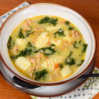 Gnocchi and Sausage Soup with Kale