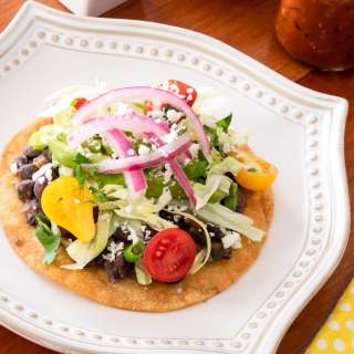 Black Bean Tostadas
