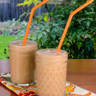Banana, Chocolate, and Peanut Butter Milkshake