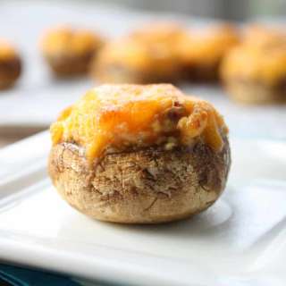 Chouriço & Cheese Stuffed Mushrooms
