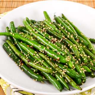 Sesame-Soy Green Bean Sauté