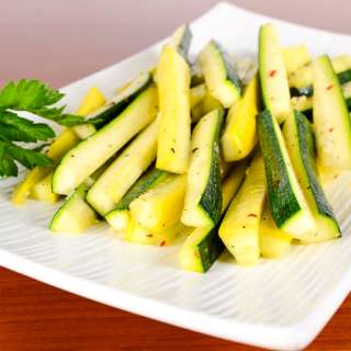 Spicy Zucchini and Squash Spears