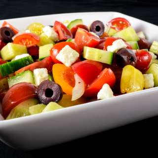 Heirloom Tomato Greek Salad
