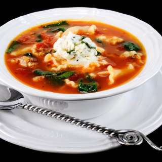 Spinach Lasagna Soup