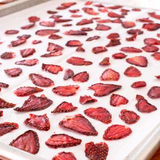 Oven-Dried Strawberries