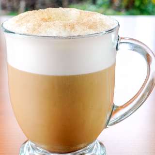 Vanilla Latte with Cinnamon and Sugar Crust