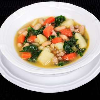 Sausage, Potato, Veggie, and White Bean Soup