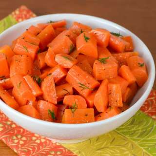 Buttery Carrot Sauté with Fresh Dill