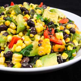 Grilled Corn, Poblano, and Black Bean Salad