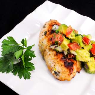Cilantro-Lime Chicken with Avocado Salsa