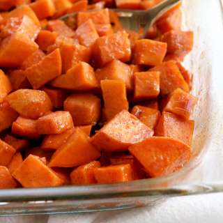 Glazed Sweet Potatoes (in 1 pan!)