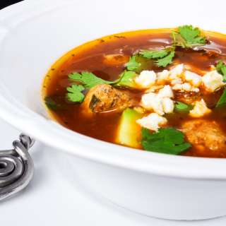 Mexican Meatball Soup
