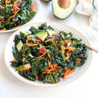 Kale Salad with Apple Cider Dressing