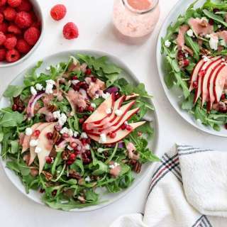 Arugula Salad with Raspberry Vinaigrette