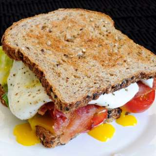 BLTAE (Bacon, Lettuce, Tomato, Avocado, and Egg Sandwich):