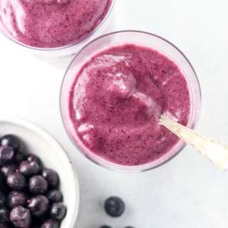 Low Sugar Blueberry Smoothie