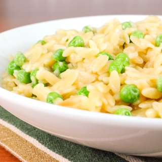 Orzo with Peas and Parmesan