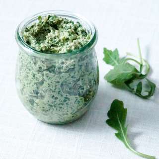 Oil-Free Arugula Pesto (Vegan)
