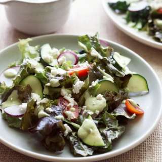 Creamy Cucumber Tahini Salad Dressing (Vegan)