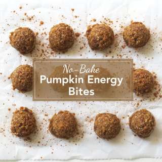 No-Bake Pumpkin Energy Bites