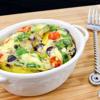 Mediterranean Baked Mini Frittata