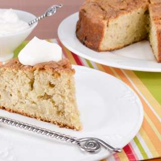 Irish Apple Cake with Cinnamon Whipped Cream