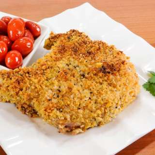 Italian Panko and Parmesan Crusted Pork Chops