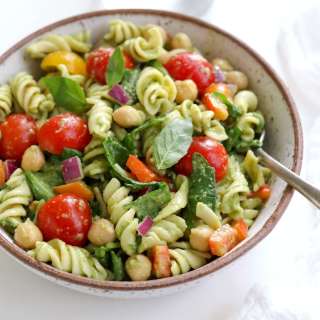 Pesto Pasta Salad (in 30 minutes!)