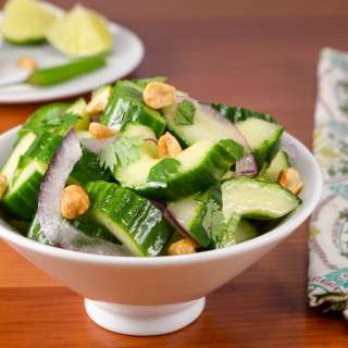 Thai Cucumber Salad with Peanuts