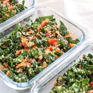 Kale Quinoa Salad with Apple Cider Dressing