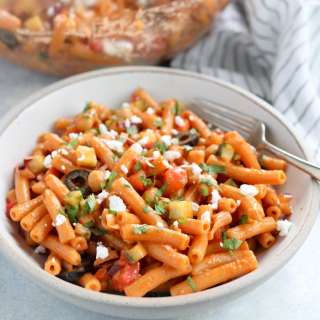 Sun-Dried Tomato Pasta Salad with Chickpeas
