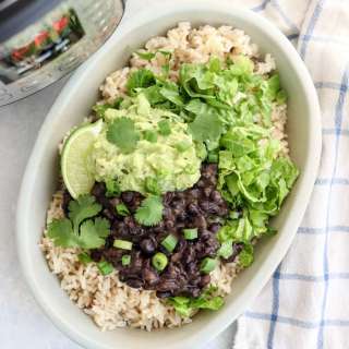 Chipotle Burrito Bowls (in the Instant Pot!)