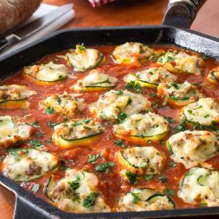 Zucchini Lasagna Roll-Ups