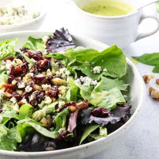 Summer Salad with Orange Basil Vinaigrette