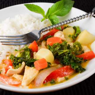 Thai Red Curry with Chicken and Vegetables