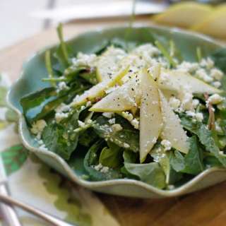 Kale, Pear & Feta Salad
