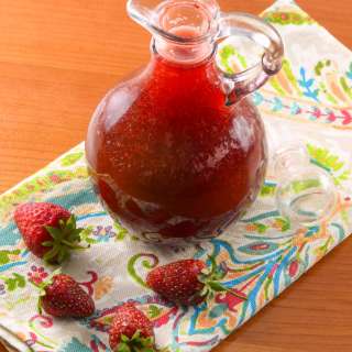 Strawberry-Vanilla Bean Syrup