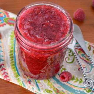 Raspberry Vanilla Bean Freezer Jam
