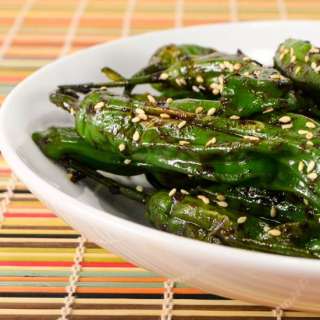 Sautéed Sesame Soy Shishito Peppers