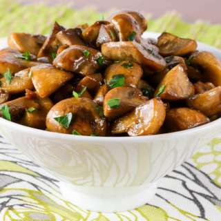 Mushroom Sauté with Soy, Butter, and Garlic