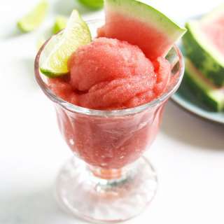 Watermelon Sorbet (only 3 ingredients!)
