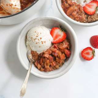 Strawberry Rhubarb Crisp