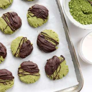 Mint Matcha Cookies (Vegan & Paleo)