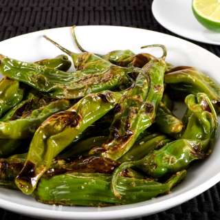Sautéed Shishito Peppers with Himalayan Salt and Lime