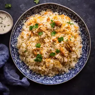 Chicken Biryani with Potatoes