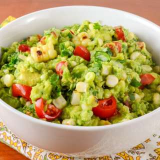 Grilled Corn Guacamole