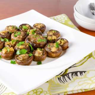 Garlic Butter Roasted Mushrooms