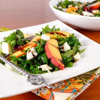 Peach and Burrata Salad