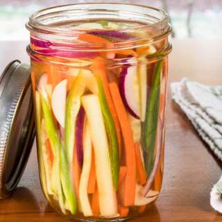 Quick Pickled Asian Vegetables